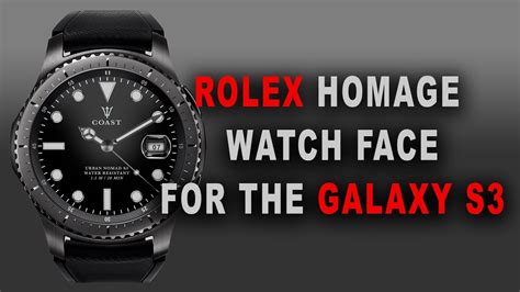 rolex face for samsung gear s3|Samsung Gear s3 custom Rolex.